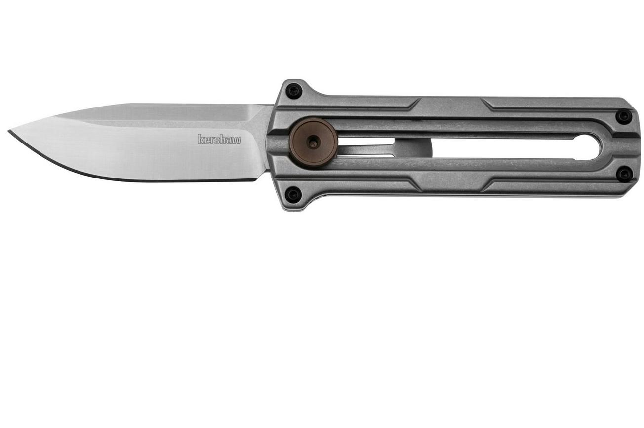 Kershaw Cybernet 2046 Two-Tone D2, Stonewashed Steel, utility zakmes