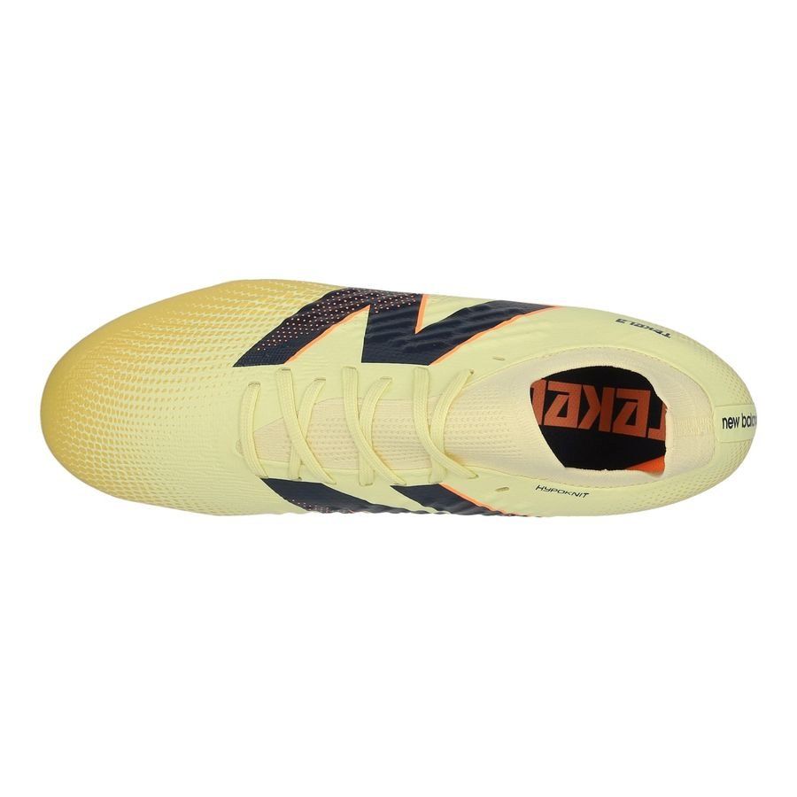 New Balance Tekela V4 Magia Low FG Energy Rush - Parchment/Noir/Orange
