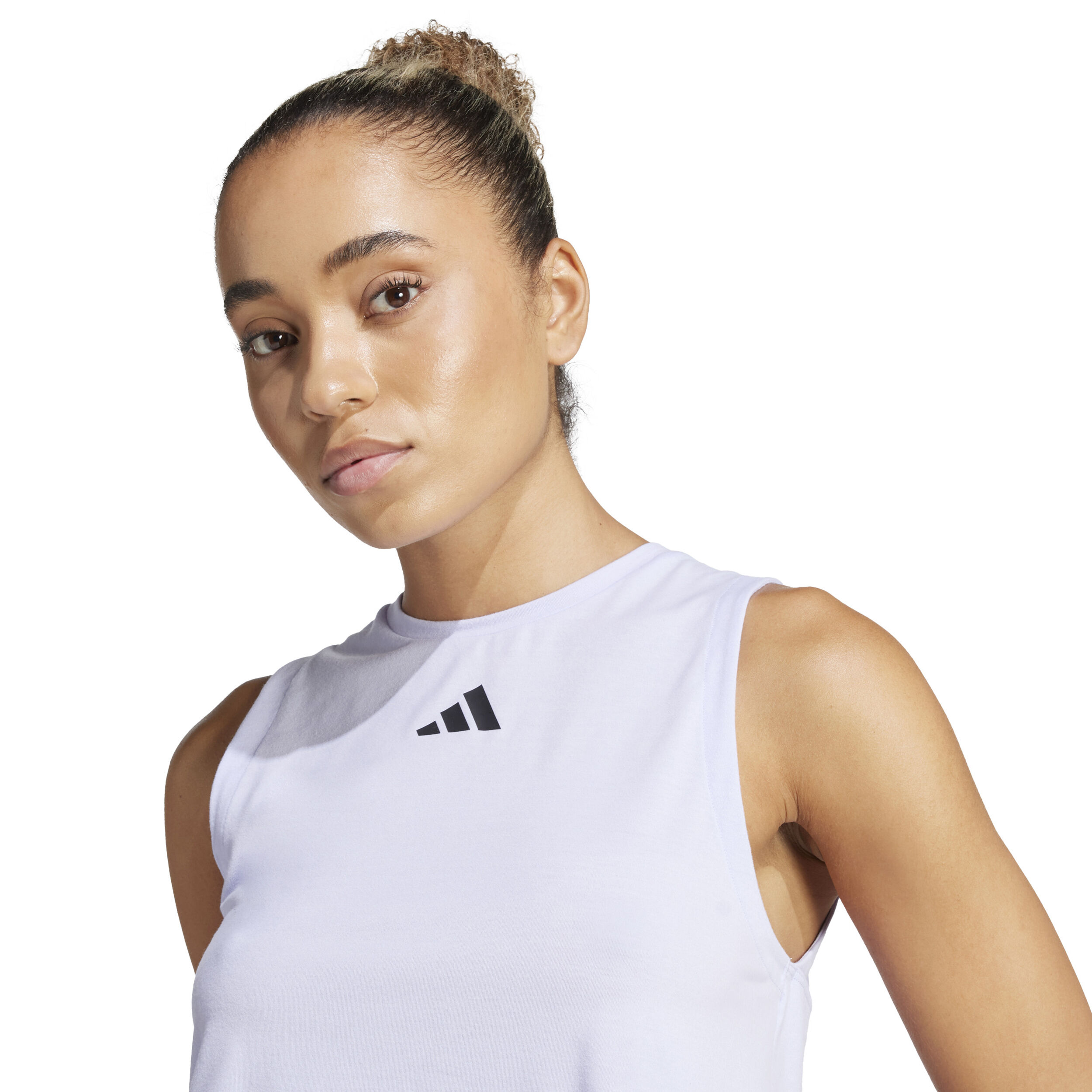 adidas Power 3 Stripes Boxy Débardeur Tank Top Femmes - Lilas
