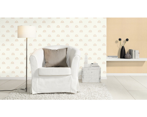 Vliesbehang 252866 Bambino XIX Uni bruin