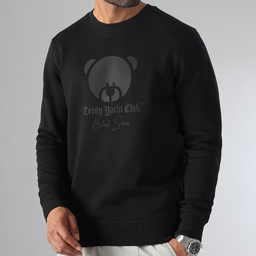 Sweat Crewneck Black Series Head Collection Noir