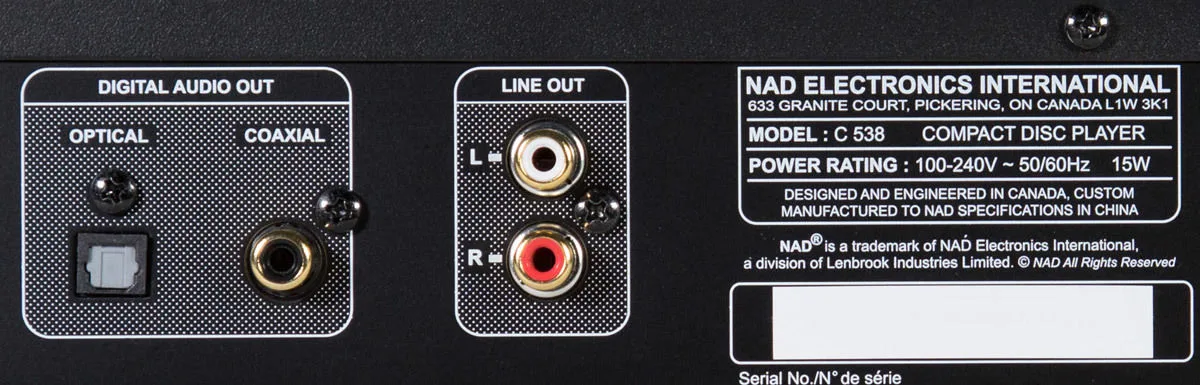 NAD C538 Lecteurs CD