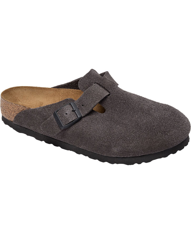 Birkenstock Boston LEVE Velvet Grey Velvet grey