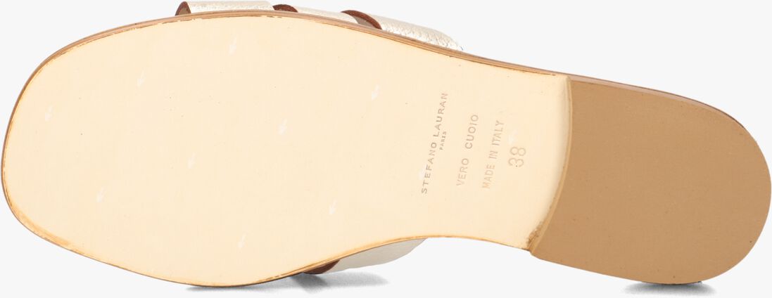 goudkleurig stefano lauran slippers 24152