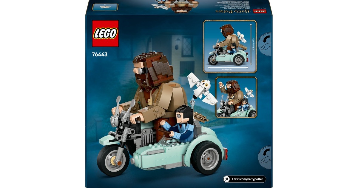 LEGOHarry Potter - Hagrid en Harry's rit op de motor Constructiespeelgoed  (76443)