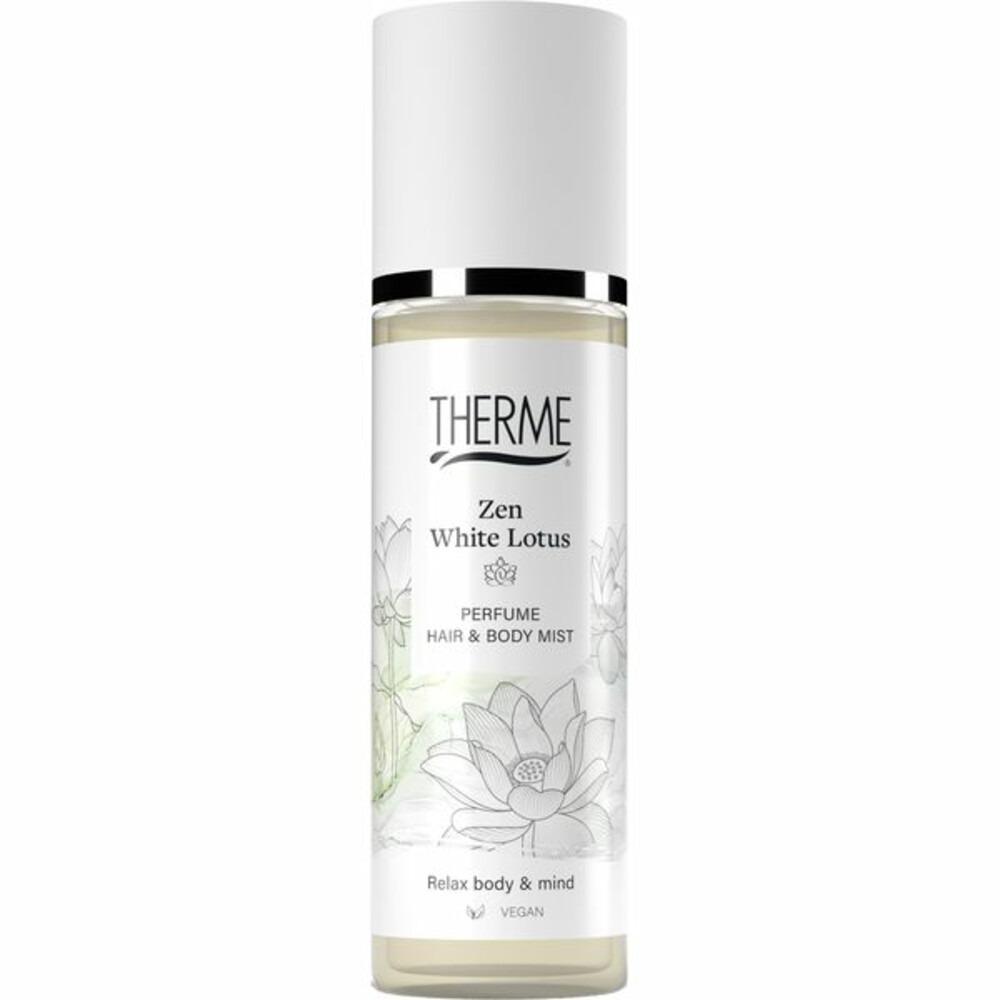6x Therme Zen White Lotus Perfume Hair & Body Mist (200 ml)
