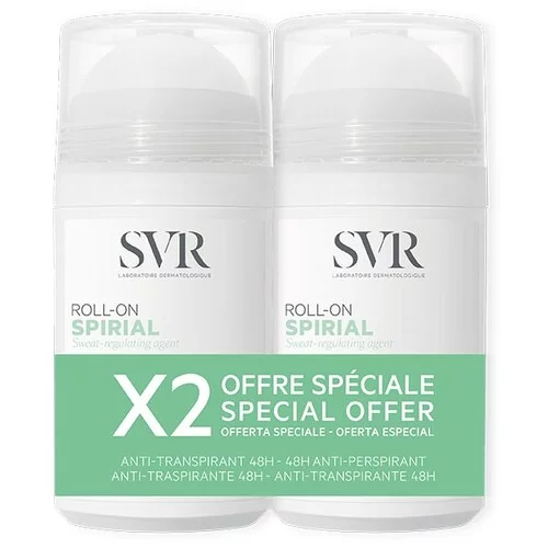 Spirial Roll-On Anti-Transpirant Intense Lot de 2 x 50ml