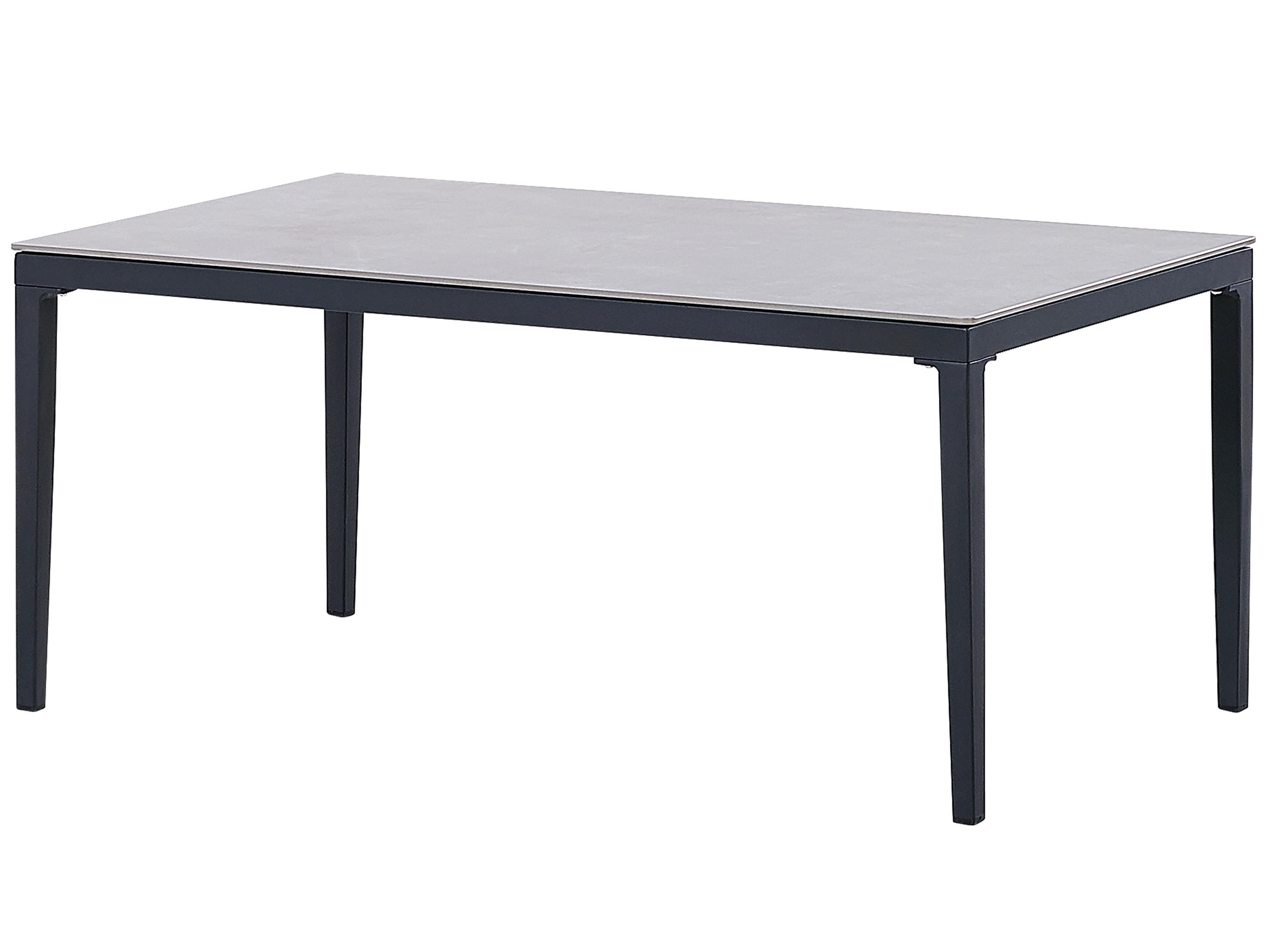 Loungeset met tafel 4-zits SCIACCA Metaal Grijs