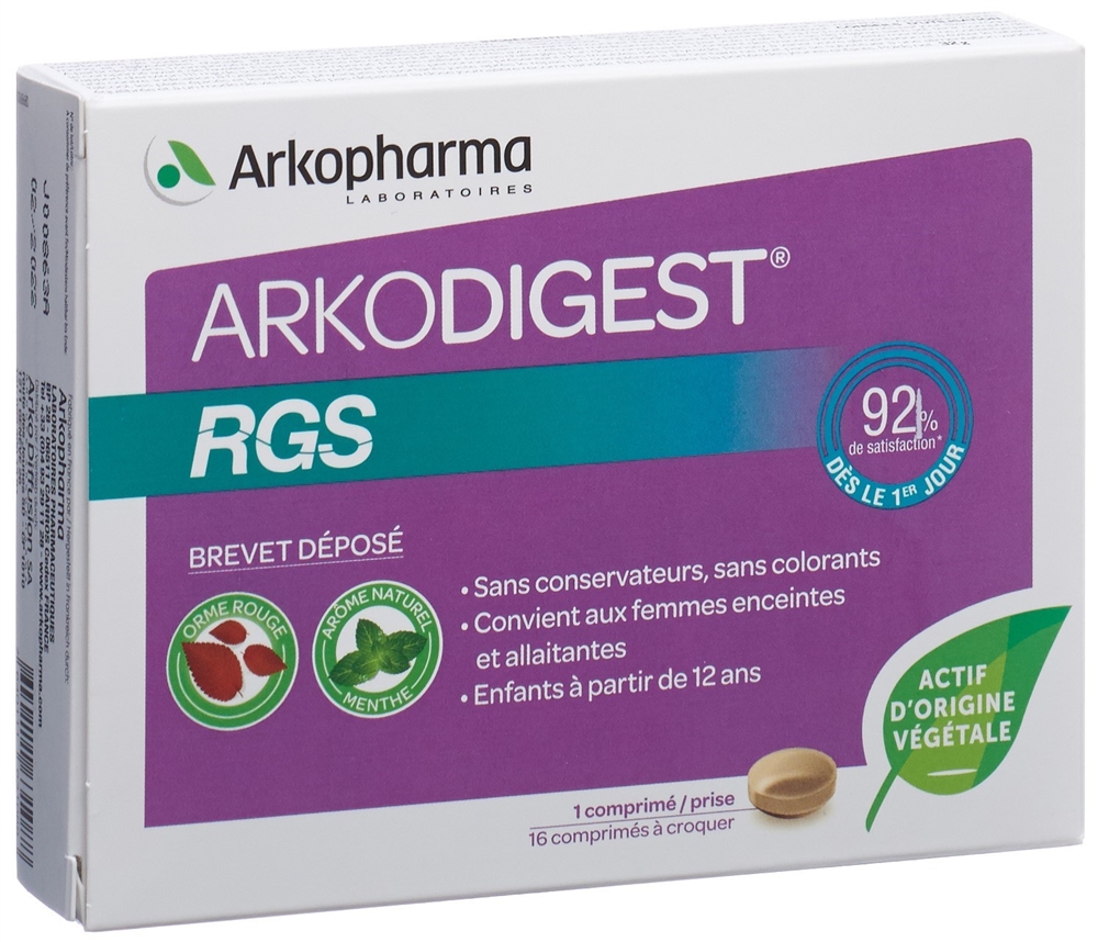 ARKODIGEST RGS<br>16 Stück, Kautablette