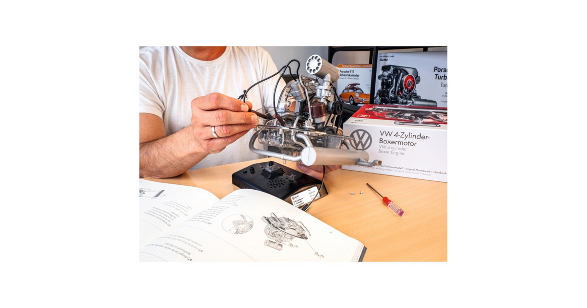 FranzisVW 4 cylinder Boxer Engine Modelbouw  (Schaal 1:4)