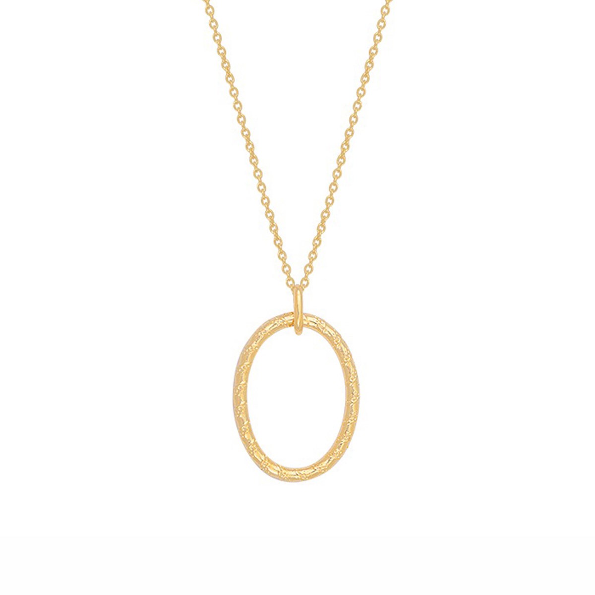 Collier Saunier plaqué or Santal