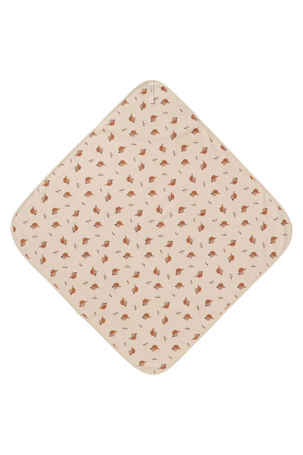 Printed duck terry badcape