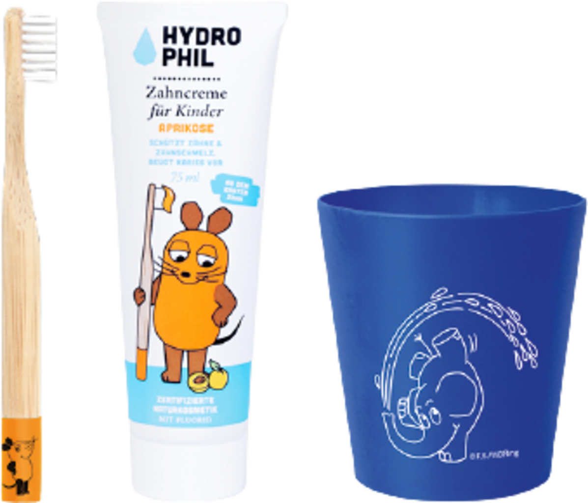 Hydrophil  Maus Zahnpflege-Set Kids