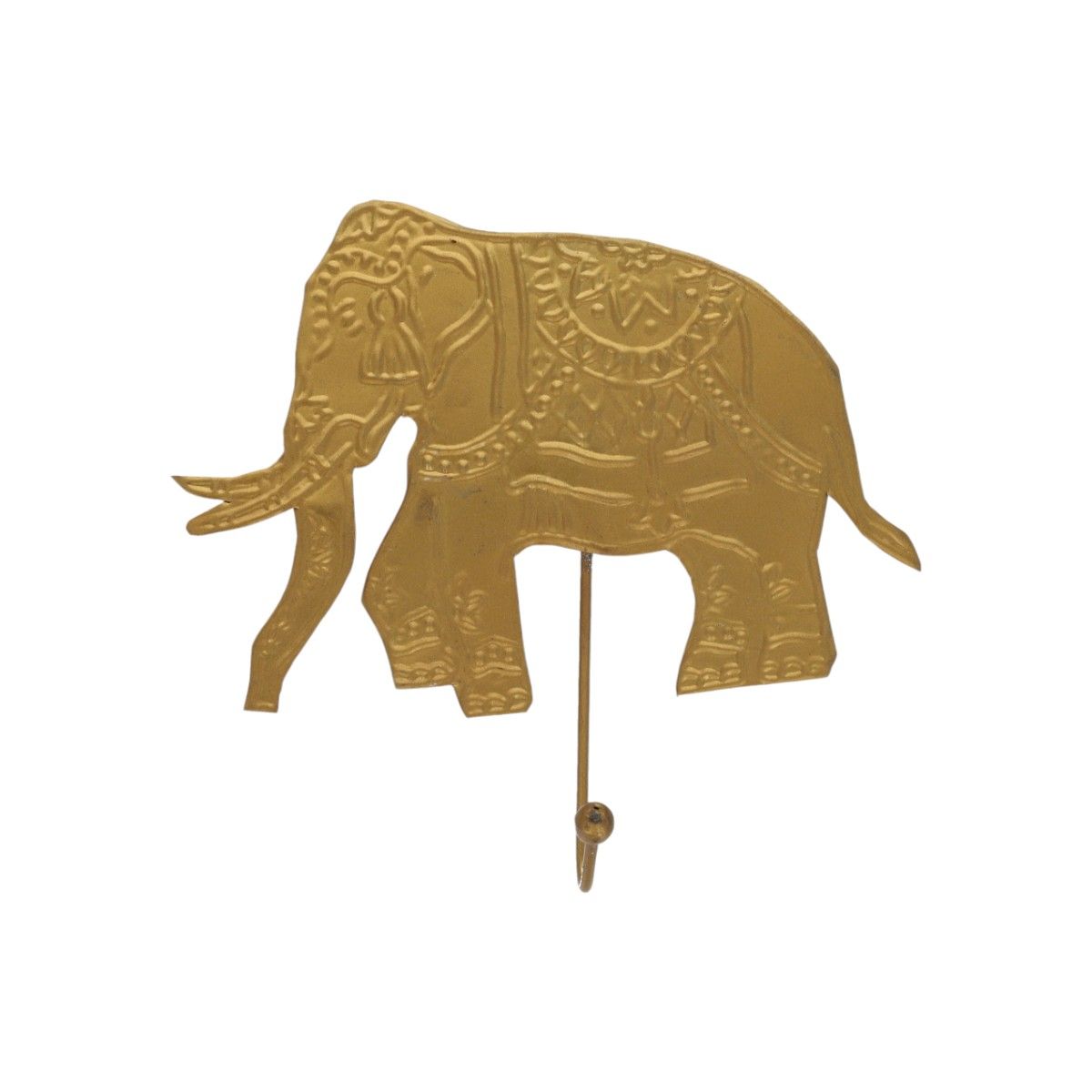 Patère éléphant en laiton Pondie Chérie