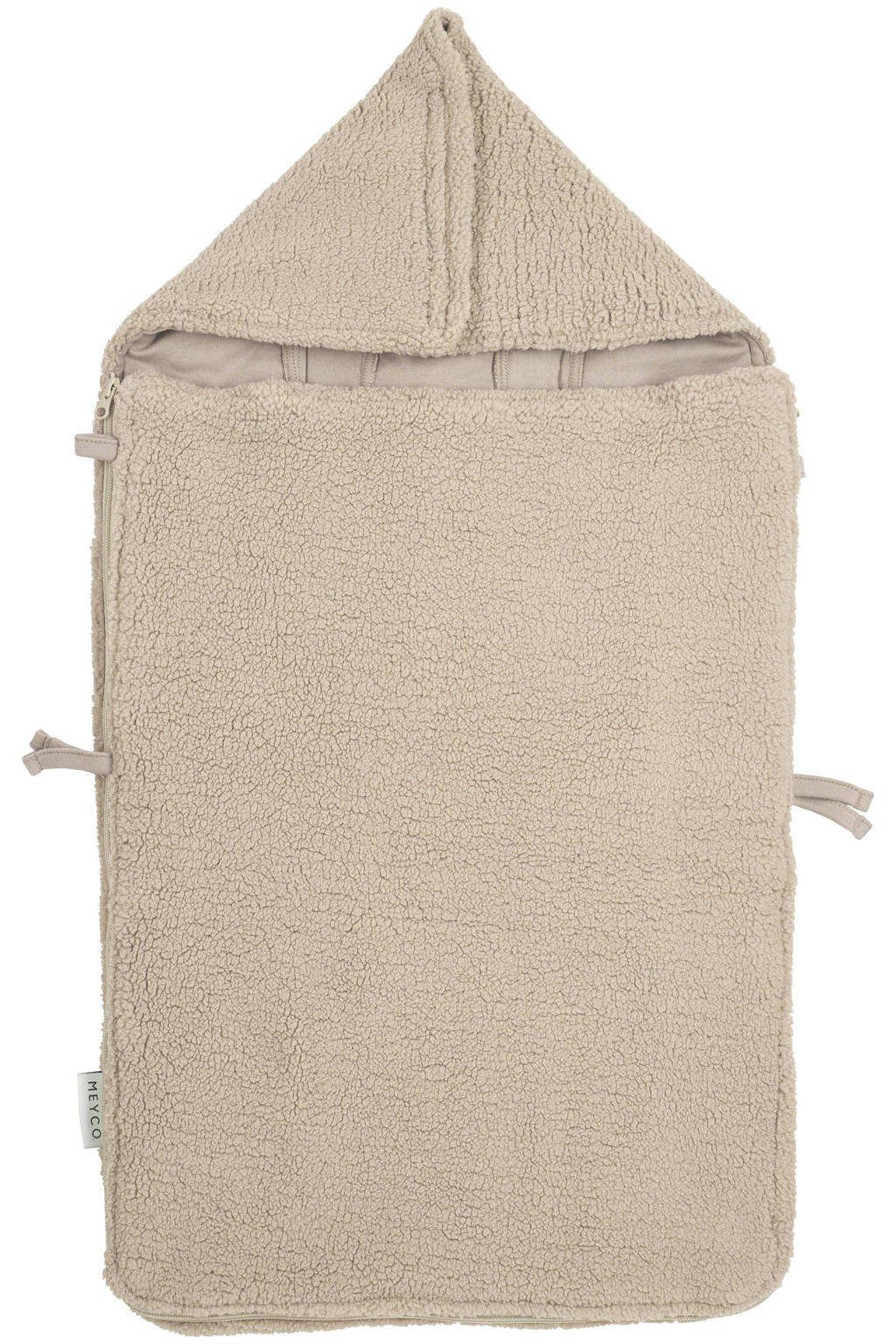 teddy voetenzak beige