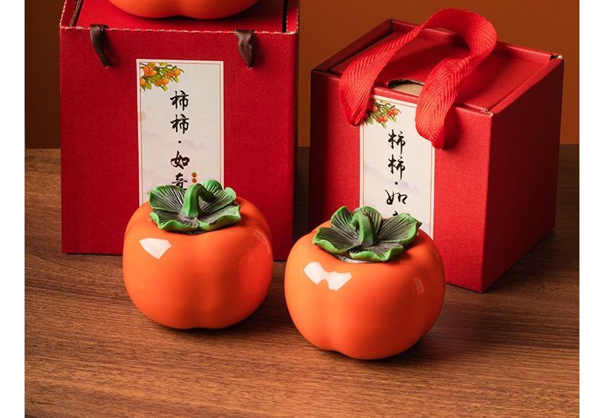 Koringa - Keramische Persimmon Container