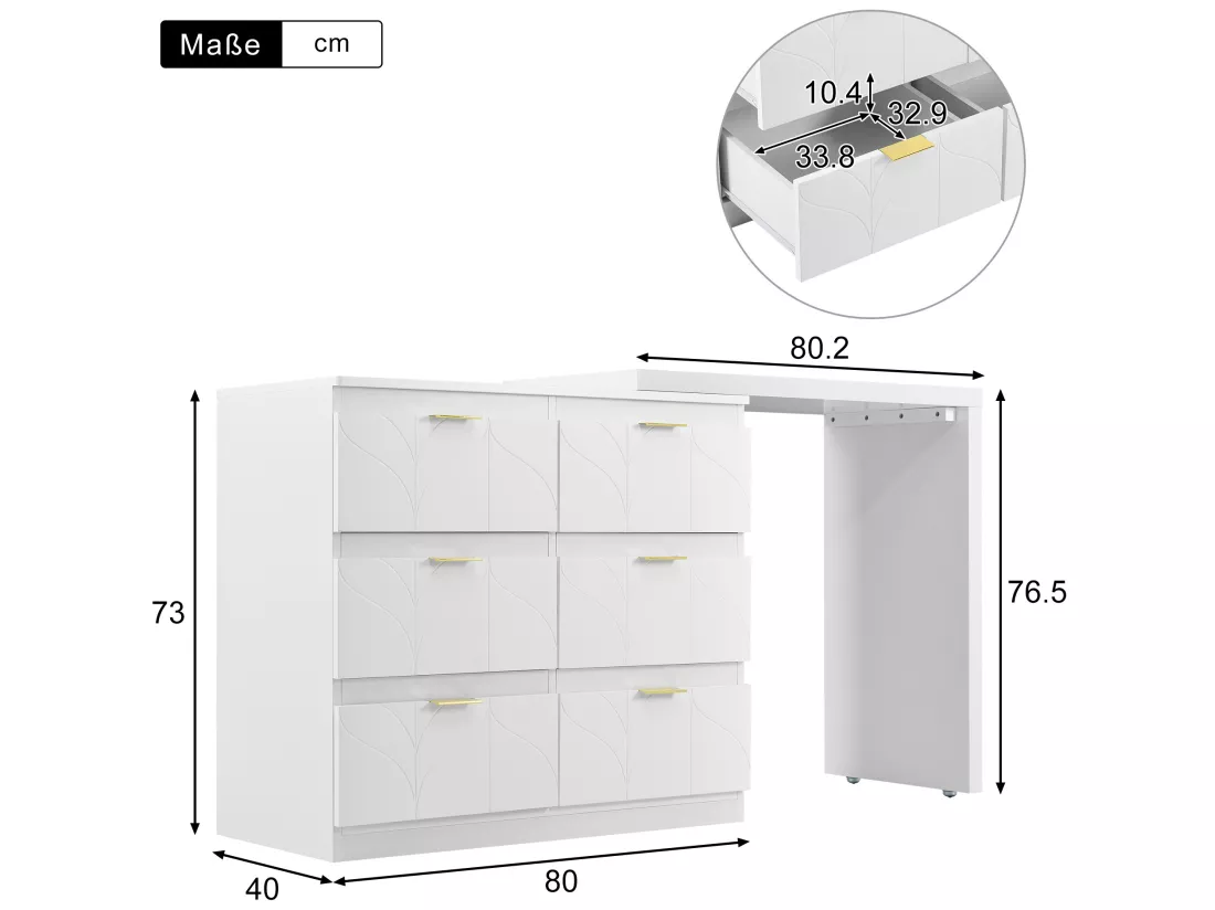 Buffet avec table d'appoint