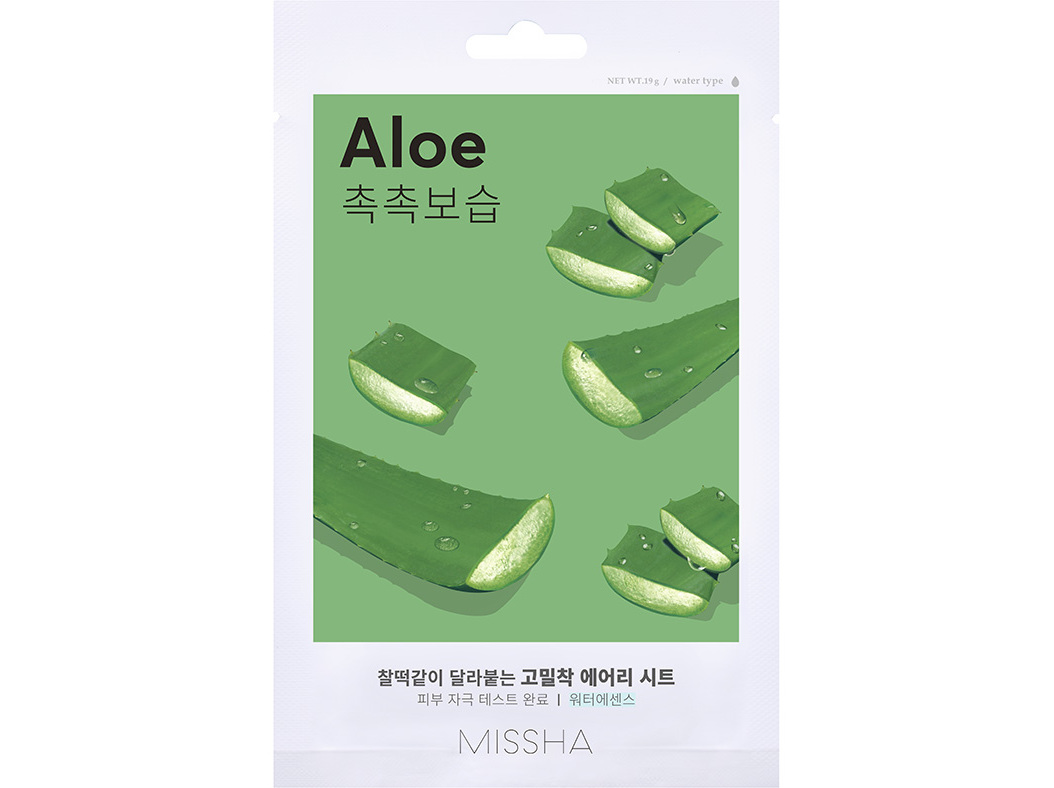 MÁSCARA FACIAL TECIDO MISSHA ALOE VERA 1UN