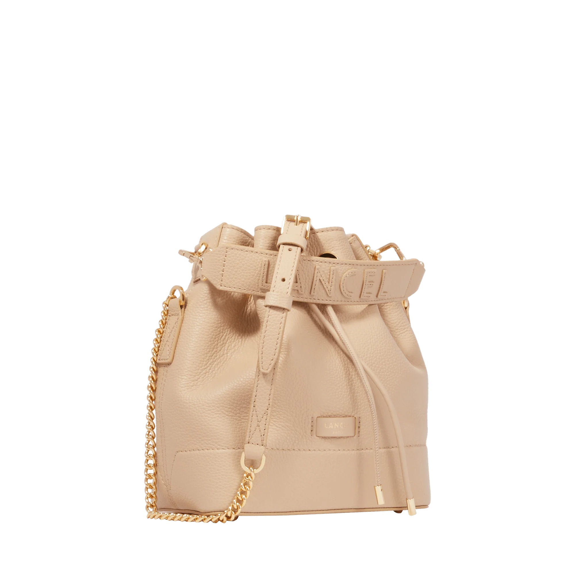 Sac seau S Ninon de Lancel-Cappuccino/Dore