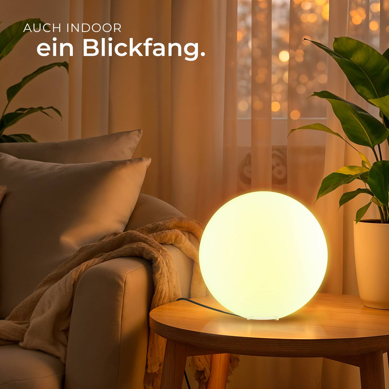 Kugelleuchte Luminous Globe, LED, mit Fernbedienung