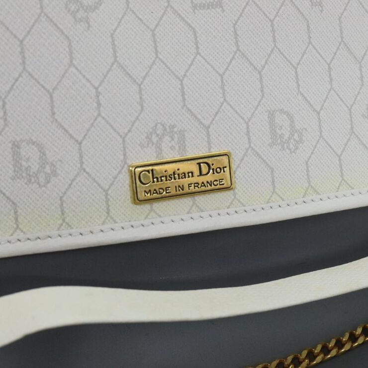 Dior Vintage Dior Crossbody Bag White