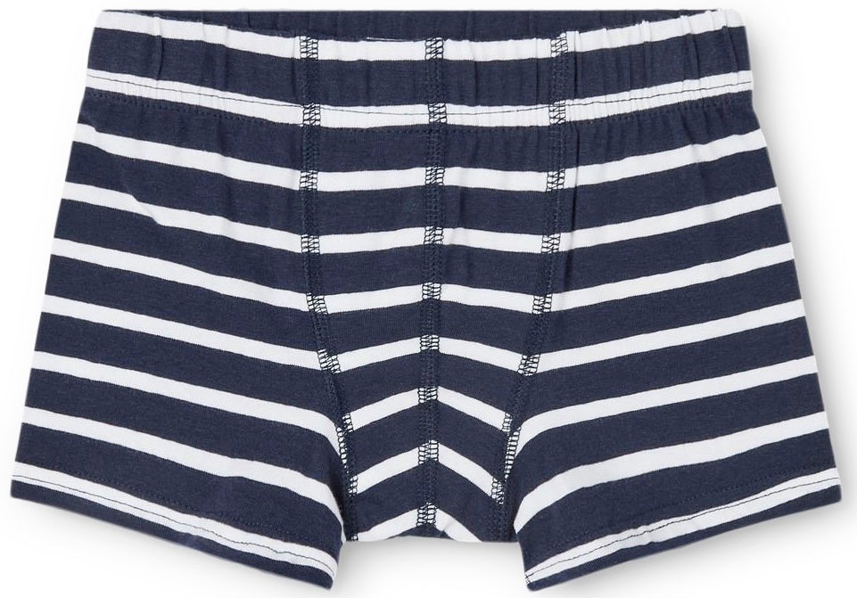 Name It Boxer »NKMTIGHTS für Jungen mit weichem Bund und angenehmer Länge«, 3 Stk. normal, Jersey, gestreift, abgestepptes Bündchen