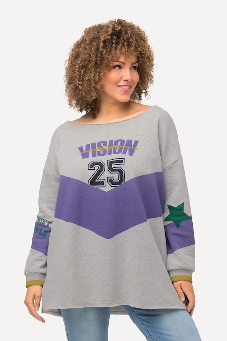 Sweater, Vision, Rollkanten, Rundhals, Langarm
