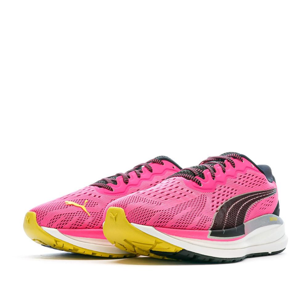 Puma Chaussures de Running Noir/Rose Femme Puma Magnify Nitro