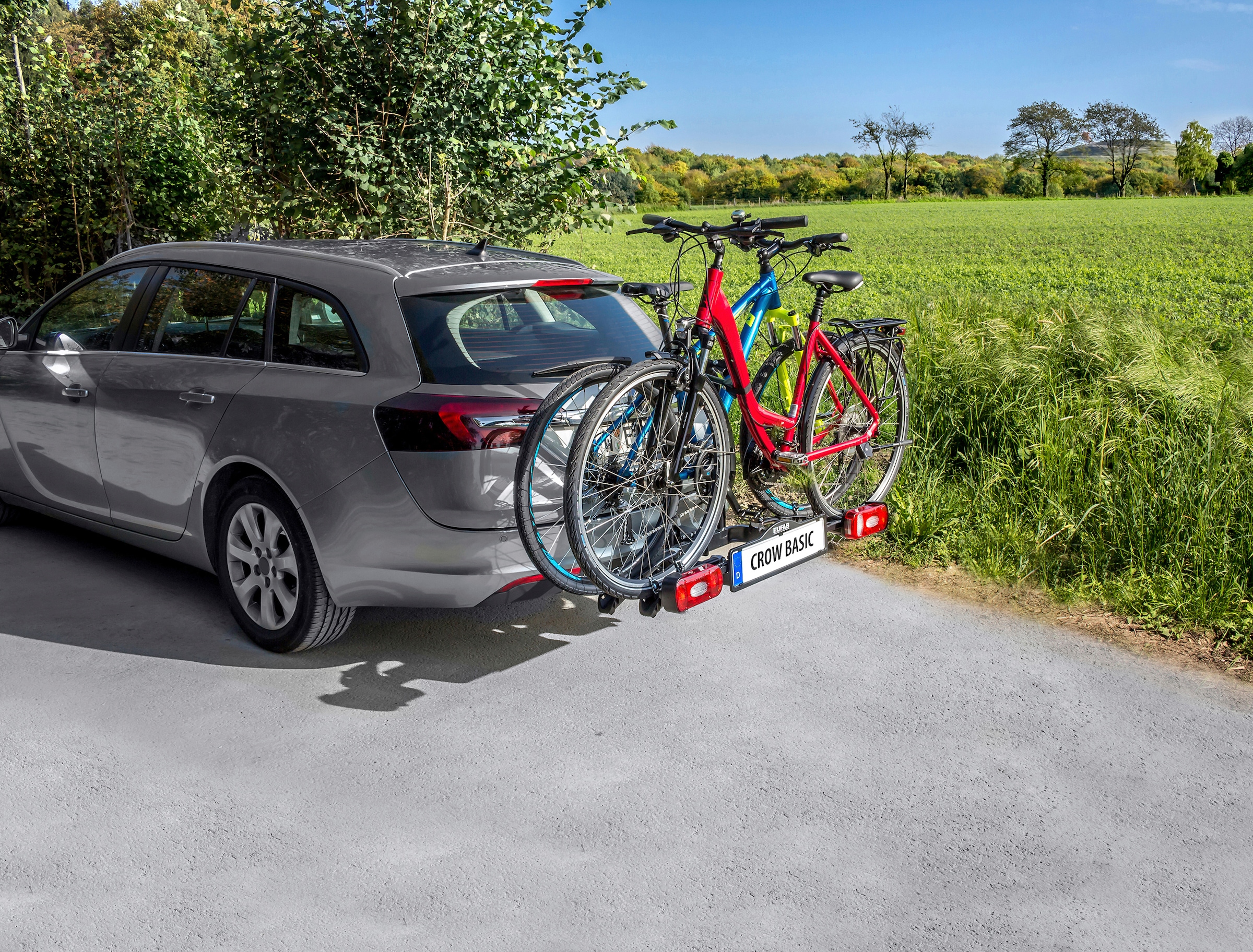EUFAB Kupplungsfahrradträger »EUFAB 11569 CROW BASIC« E-Bike geeignet