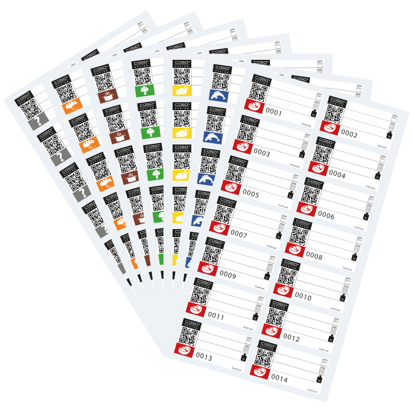 Food Manager Sticker PRO - Big-Starter-Set
