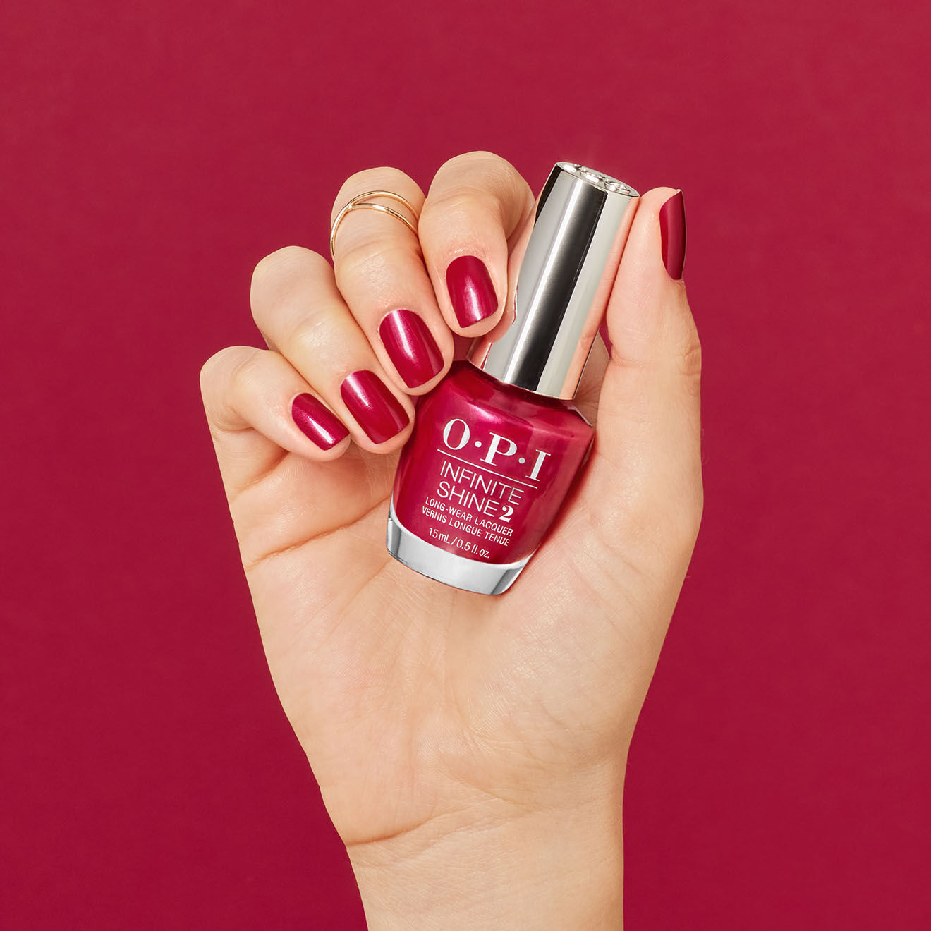 OPI Vernis à ongles Infinite Shine Red-Veal Your Truth 15 ml