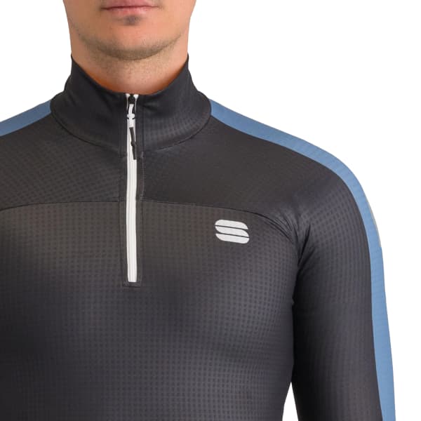 T-shirt ski de fond SPORTFUL APEX JERSEY BLACK/NATURAL GRAY