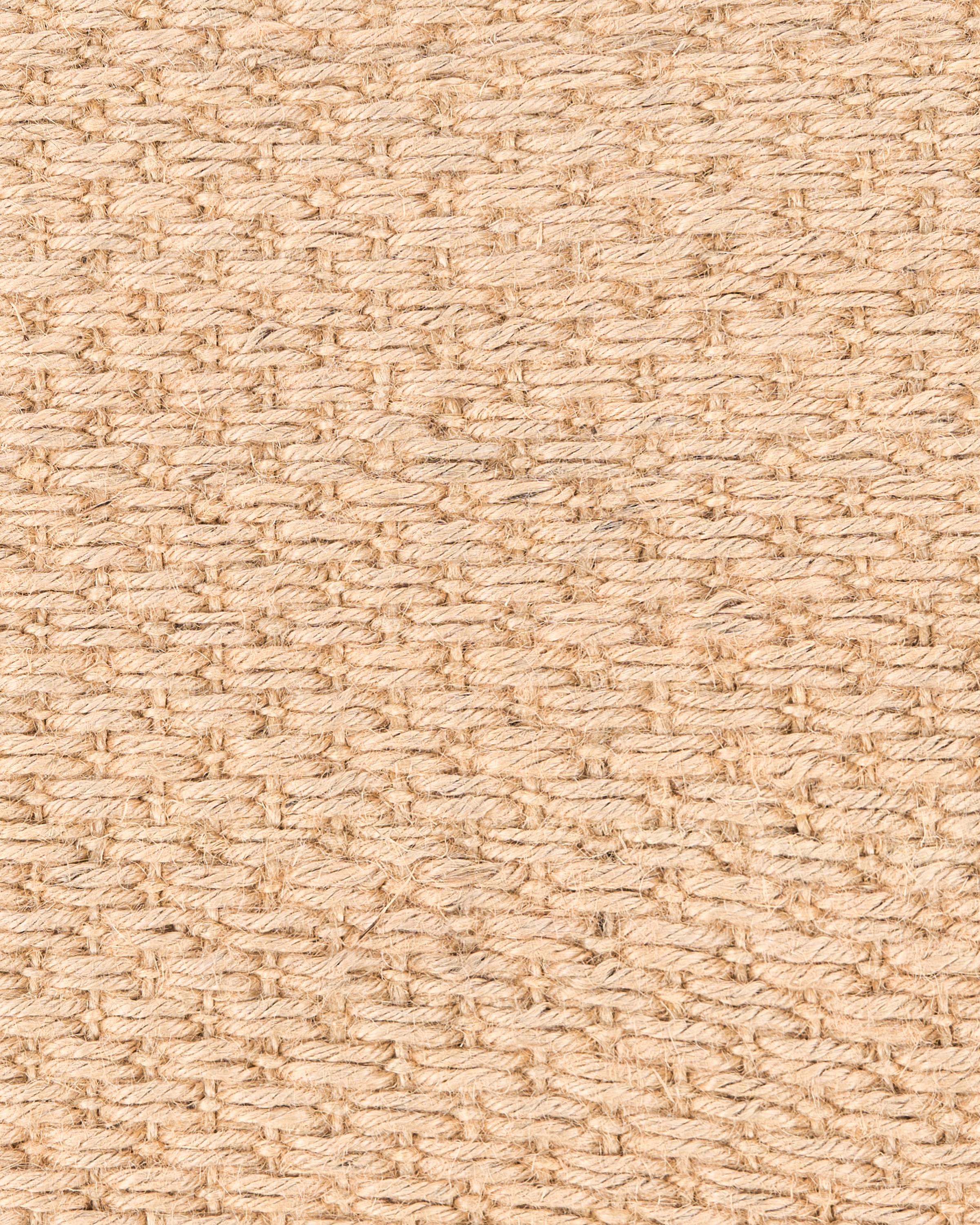 Vloerkleed NANDED Beige 80 x 300 cm Jute