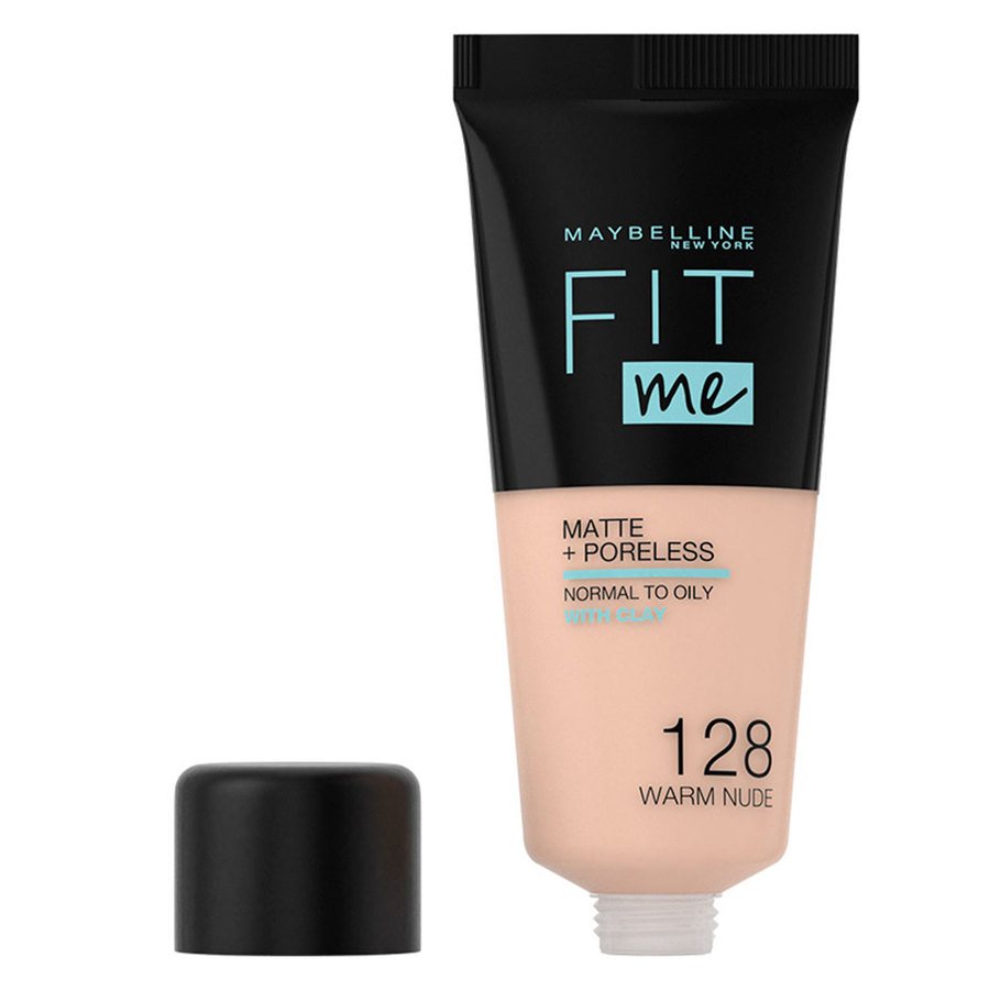 Maybelline New York Fit Me Matte + Poreless Foundation 128 Warm Nude 30ml