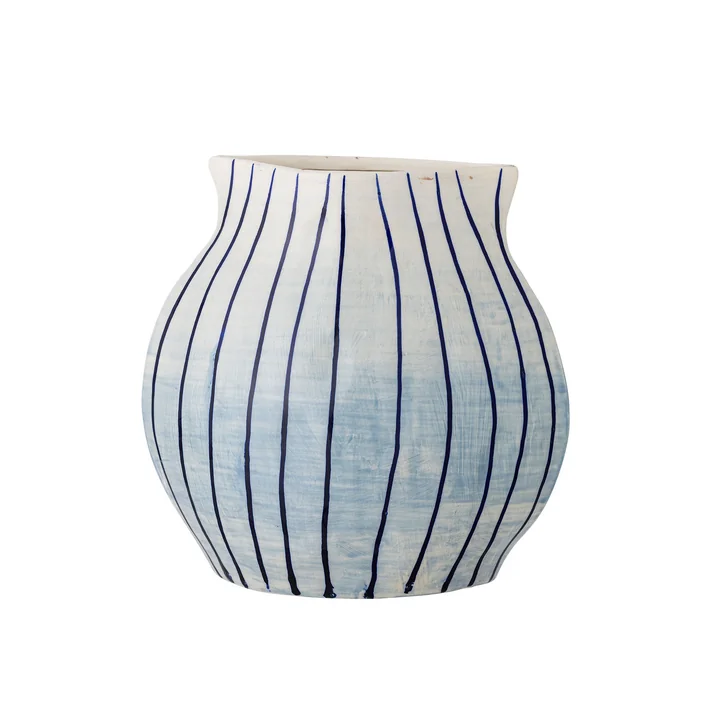 Bloomingville - Esra Vase, H 22 cm, blau