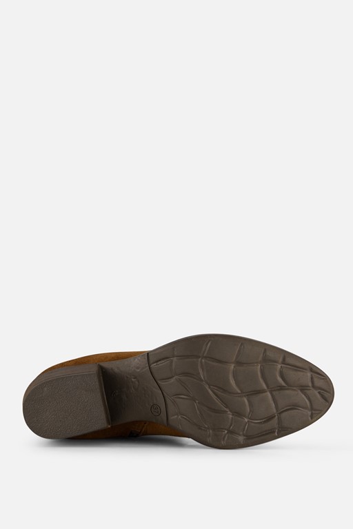 Aqa Hoge laarzen cognac Suede