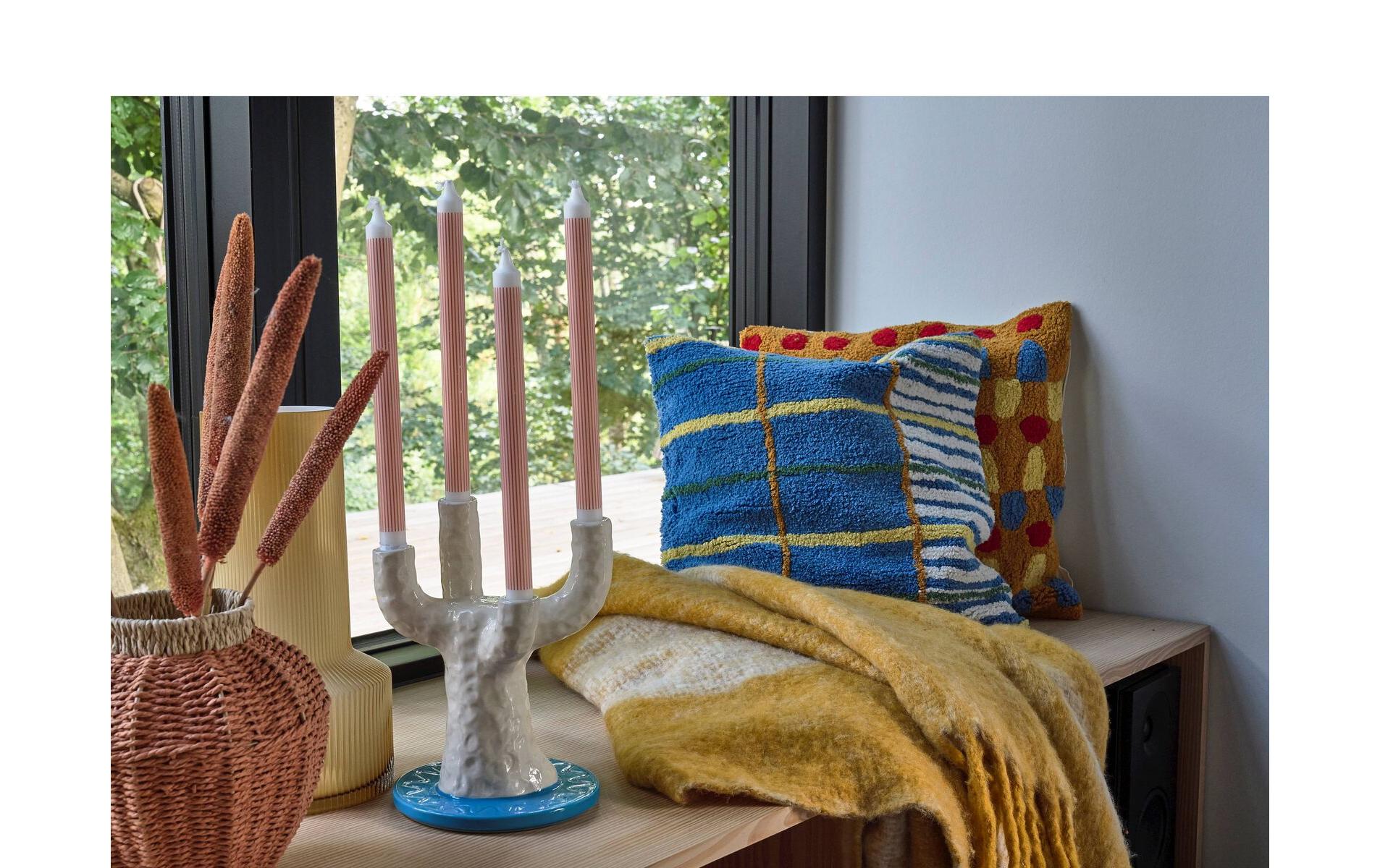 Kissen Styles 45 x 45 cm, Braun/MehrfarbigKissen mit Füllung