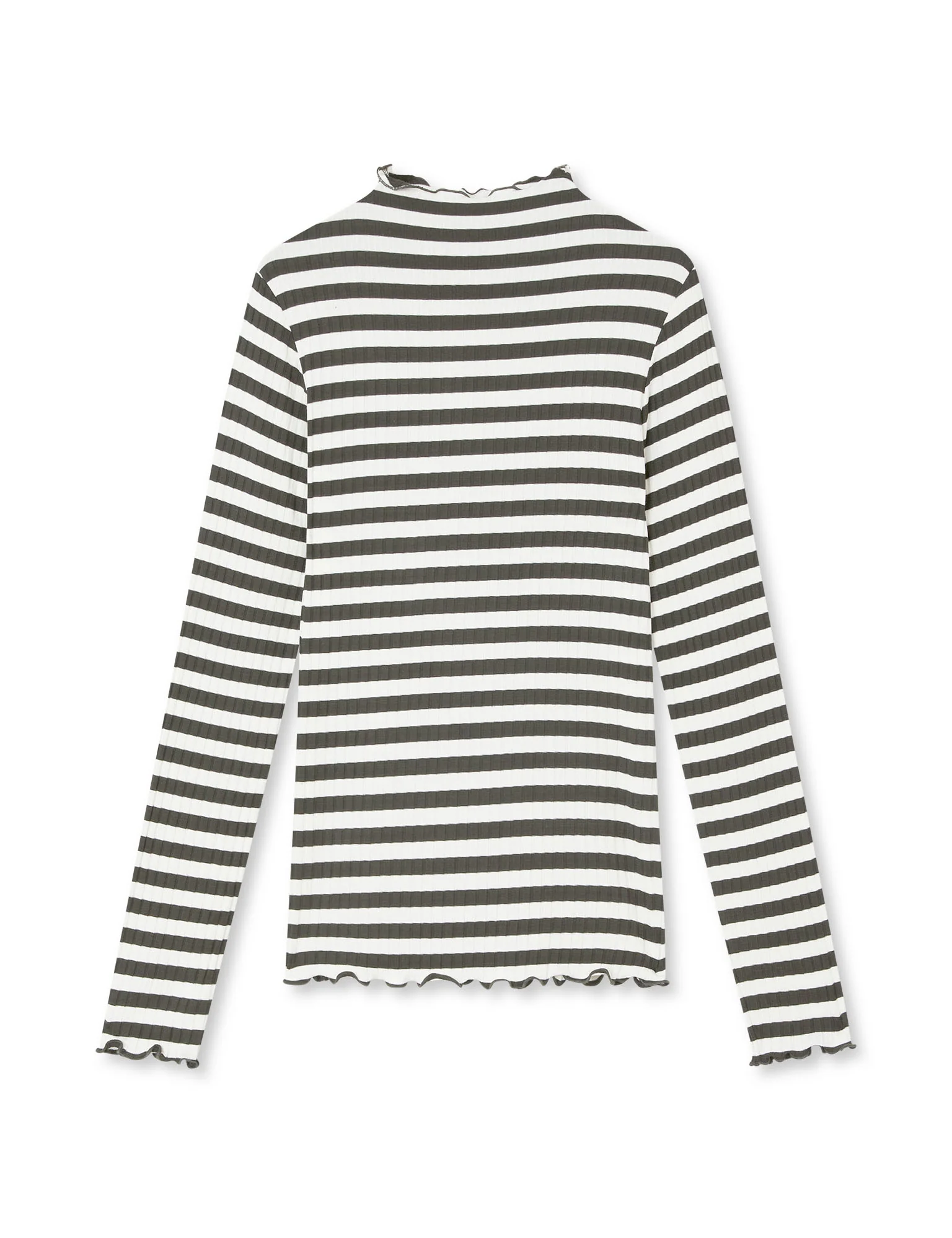 Mads Nørgaard  5X5 Stripe Trutte langærmet t-shirt - Rosin/Vanilla Ice