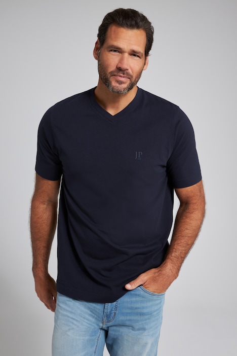 T-Shirts, Basic, 2er-Pack, V-Ausschnitt, Halbarm, bis 8 XL