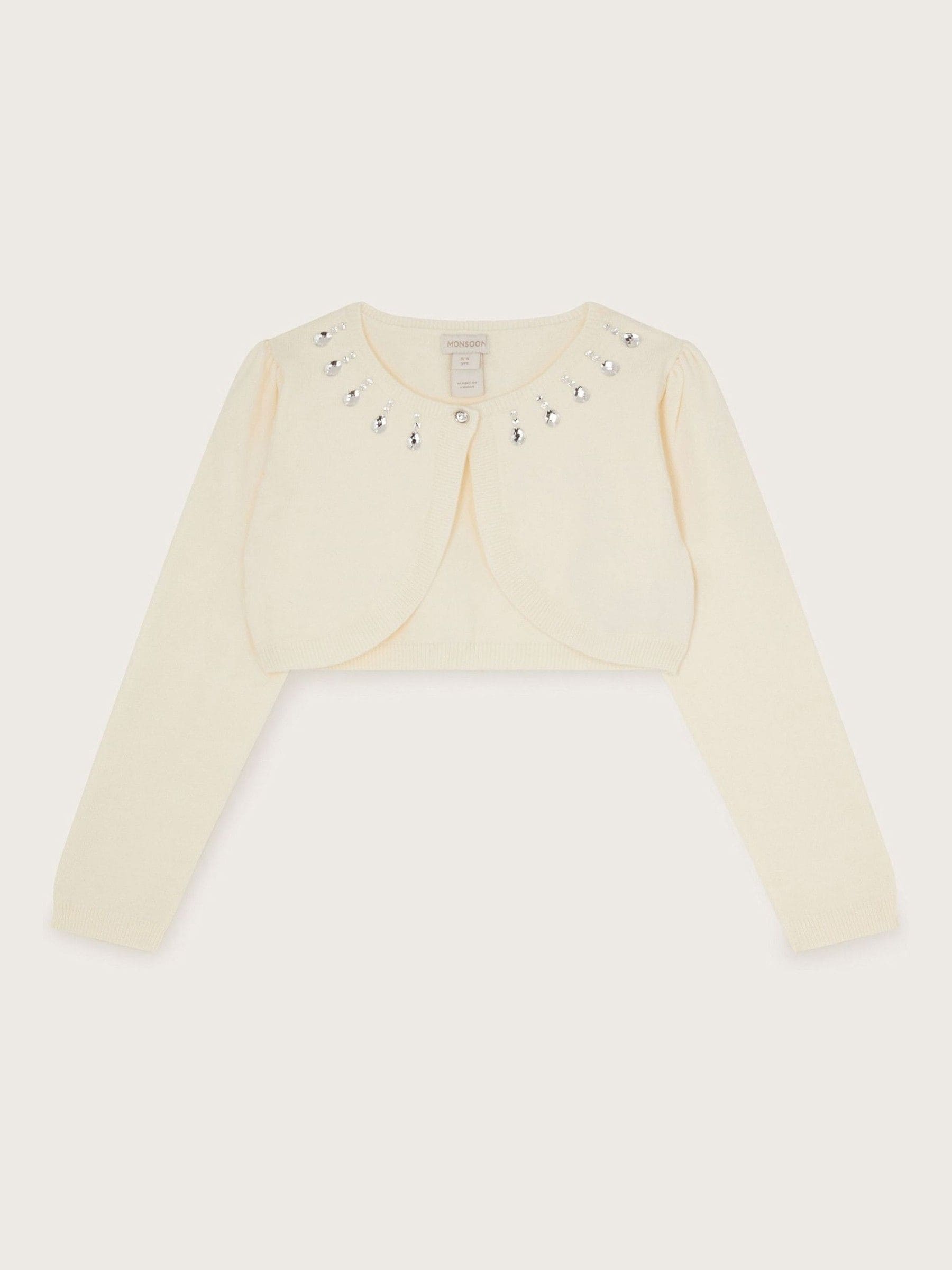 Monsoon Maisie Diamante Trim Cardigan
