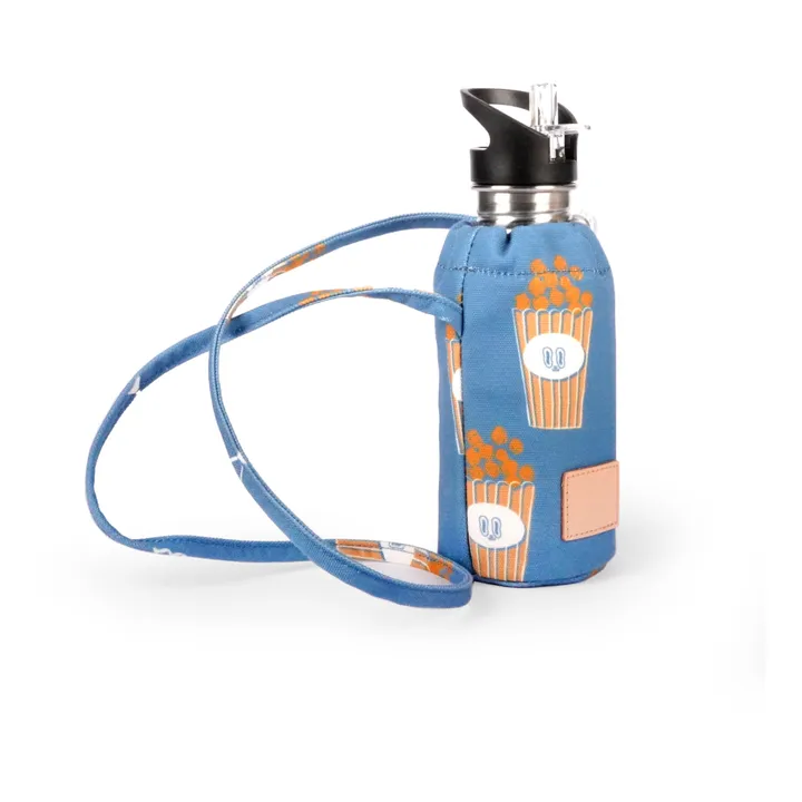 JOJO FACTORY Gourde isotherme Popcorn | Bleu