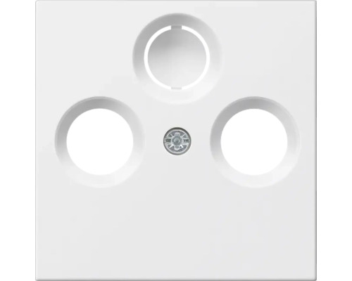 Gira 86903 Afdekking voor coaxantenneaansluiting Standaard 55/Event/Event Opaak Zuiver Wit Glanzend