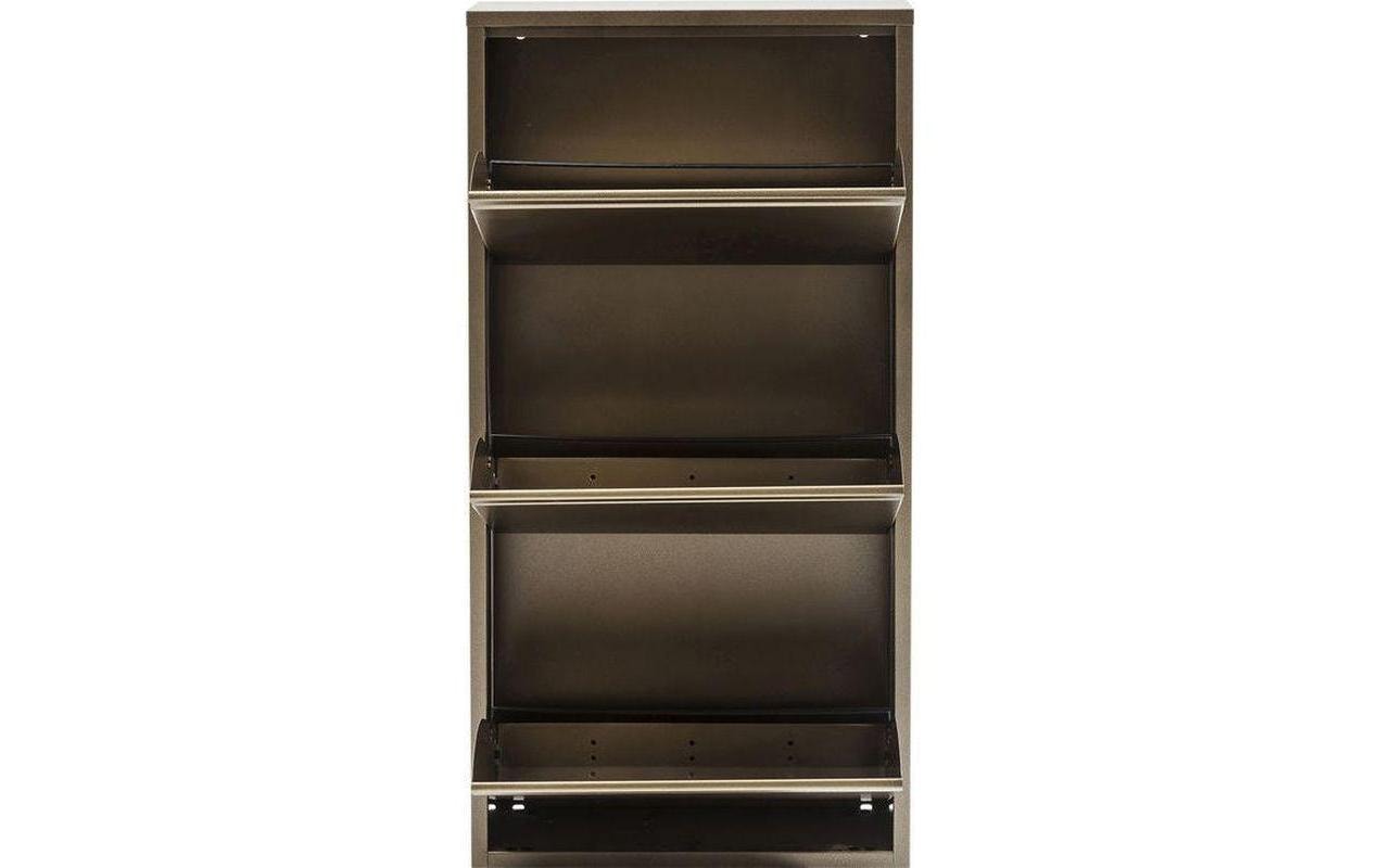 Schuhschrank Caruso 100 x 50 cm, Bronze<br>Schuhmöbel
