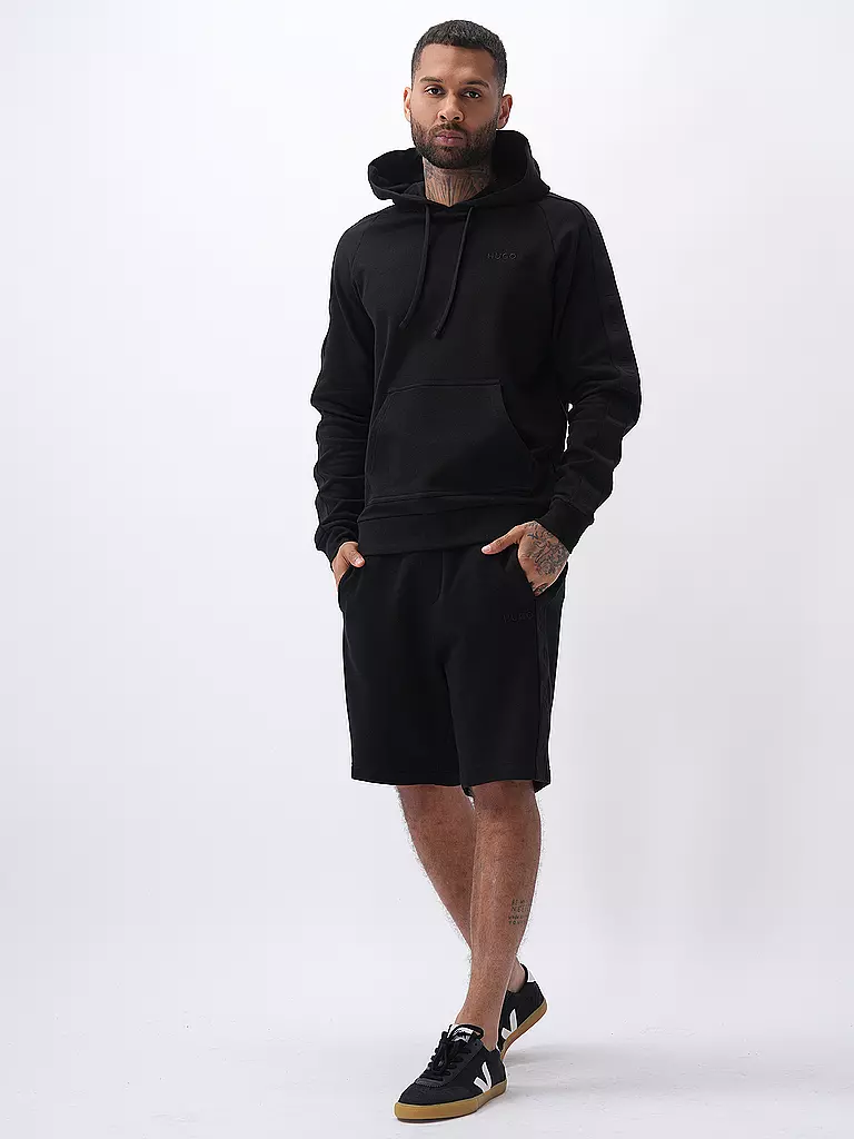 HUGO Loungewear Kapuzensweater - Hoodie schwarz