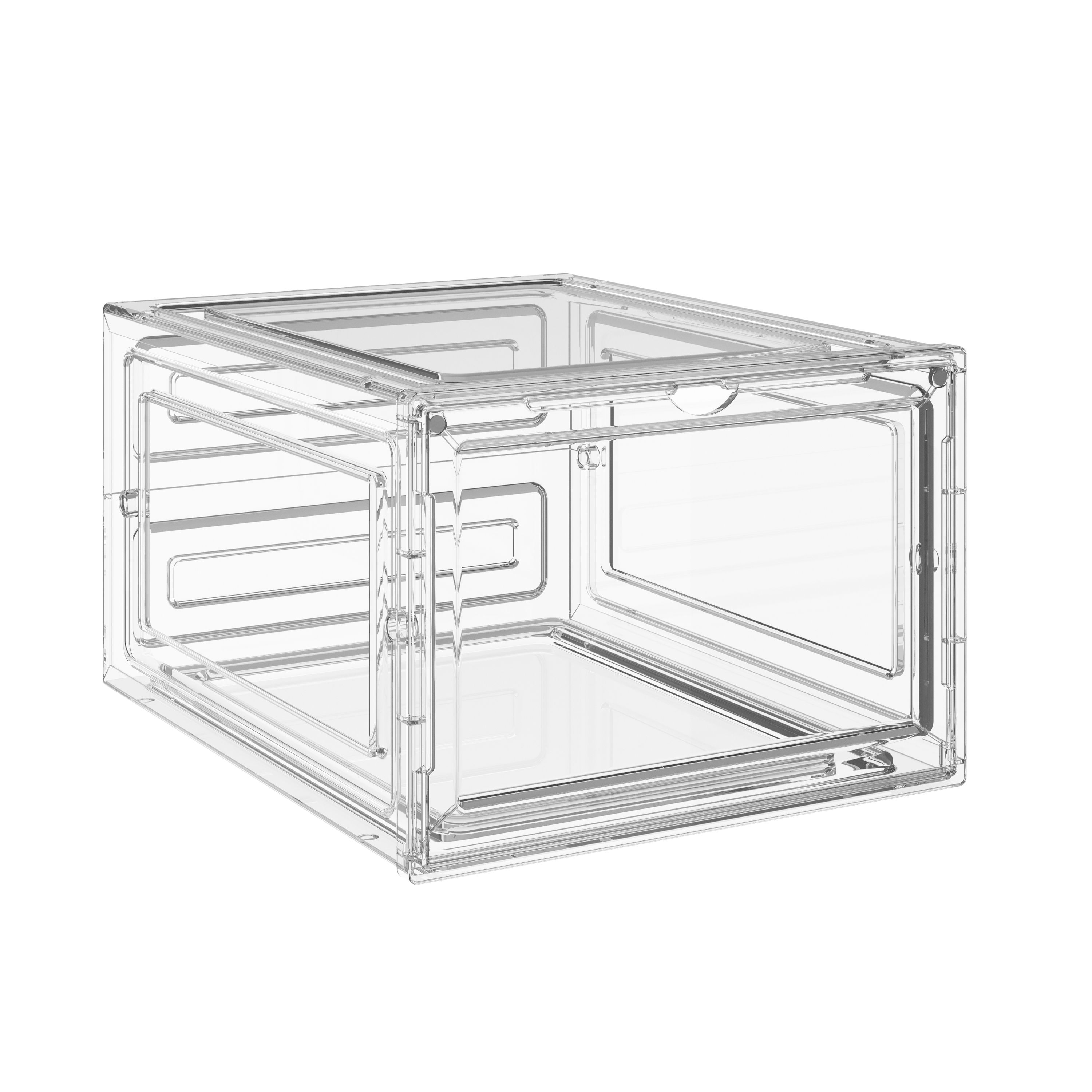 Aufbewahrungsbox 34 x 27 x 19 cm 12er Set transparent