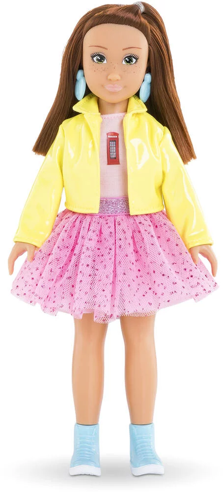 COROLLE GIRLS - POUPEE MANNEQUIN - COFFRET ZOE FASHION WEEK LONDRES  - 28 CM