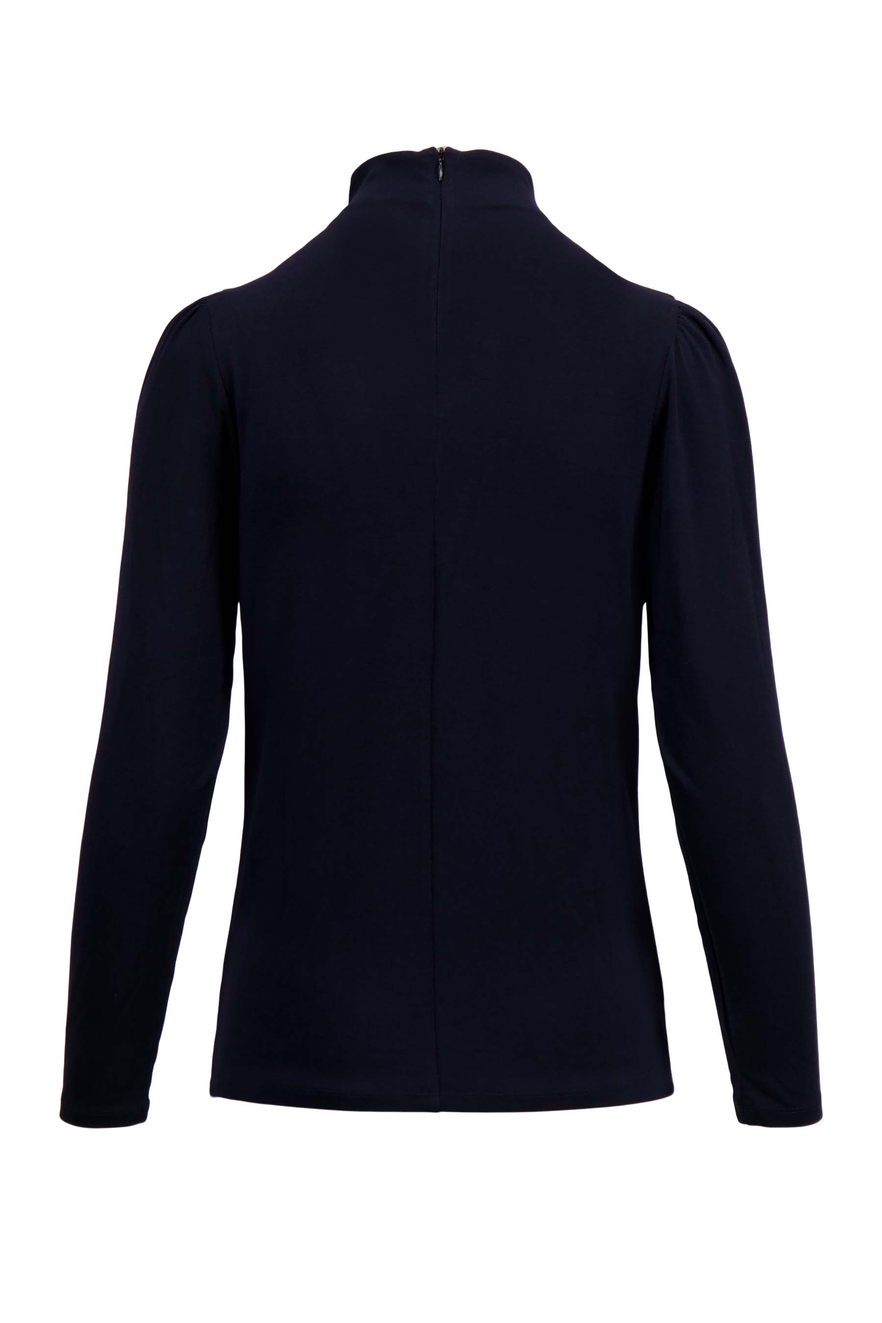 top met plooi detail