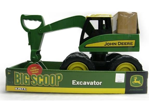 Tomy John Deere Big Scoop Excavator, Gravemaskin, Innendørs, 3 år, Plast, Grønn, Gult