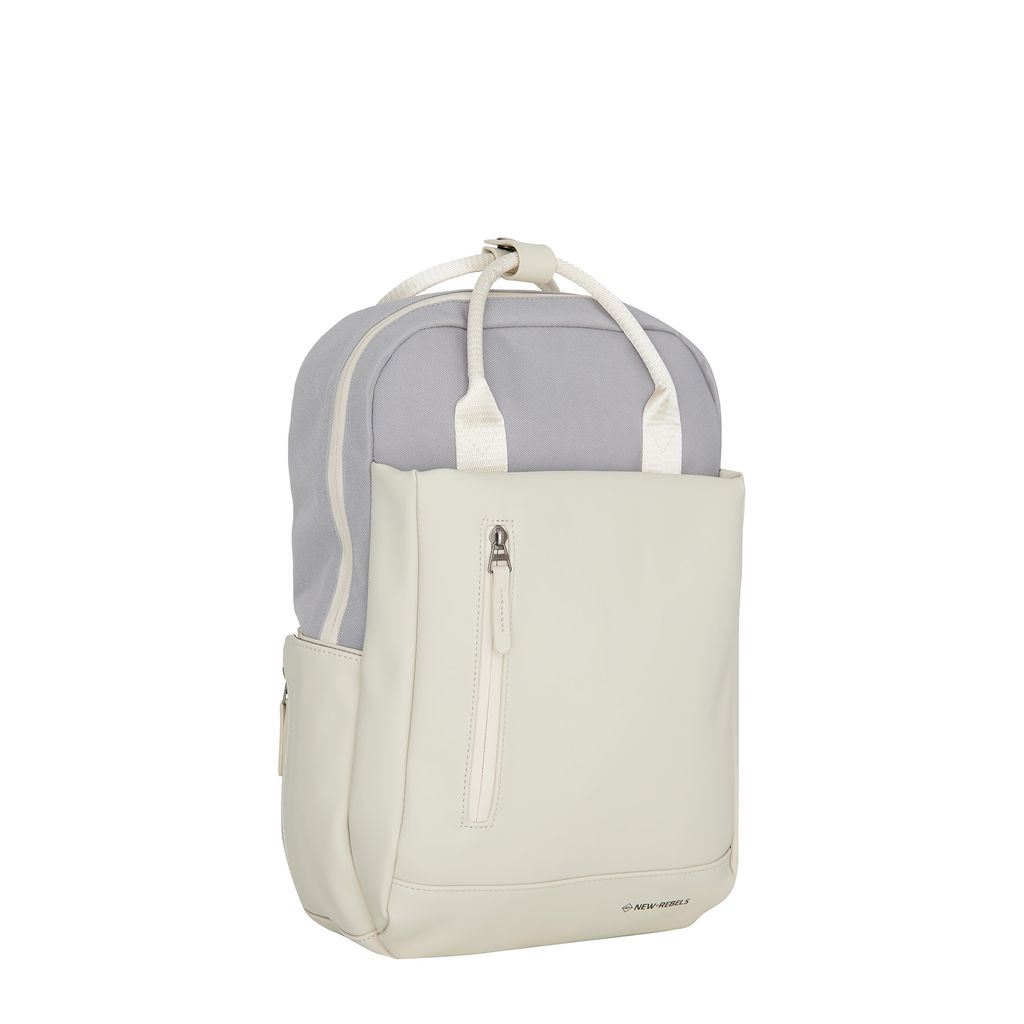 New Rebels Ferron Miami Backpack Laptop 13 inch Beige