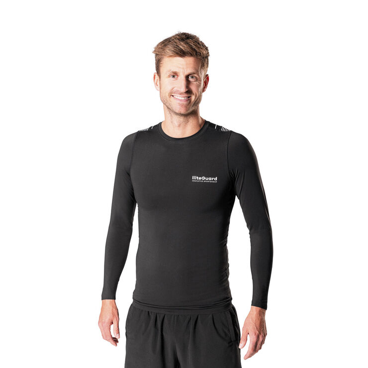 Liiteguard Spine Tech Langærmet Baselayer Sort